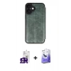MARSİLYAN™- iPhone 16 Kılıf Zirve Yansıma Serisi - Siyah Bilvis 5in1 5D Magic Hayalet Cam Ekran Koruyucu + Bilvis Titan Kamera Lens - PE