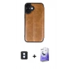 MARSİLYAN™- iPhone 16 Kılıf Zirve Yansıma Serisi - Siyah Bilvis 5in1 5D Magic Hayalet Cam Ekran Koruyucu + PVD Metal Kamera Lens - MI