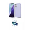 MARSİLYAN™- iPhone 16 Plus Kılıf Ahenk Serisi - Siyah 3D Antistatik Cam Ekran Koruyucu