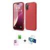 MARSİLYAN™- iPhone 16 Plus Kılıf Ahenk Serisi - Siyah 3D Antistatik Seramik Nano Ekran Koruyucu + Raze Metal Kamera Lens - PE