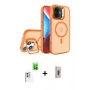 MARSİLYAN™- iPhone 16 Plus Kılıf Akış Form - Siyah Bilvis 3D Cam Ekran Koruyucu + Raze Metal Kamera Lens - BZ