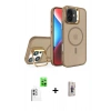MARSİLYAN™- iPhone 16 Plus Kılıf Akış Form - Siyah Bilvis 3D Cam Ekran Koruyucu + Raze Metal Kamera Lens - BZ