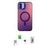 MARSİLYAN™- iPhone 16 Plus Kılıf Doruk Klasik Prime - Siyah Bilvis 3D Cam Ekran Koruyucu + Raze Metal Kamera Lens - BZ