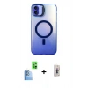 MARSİLYAN™- iPhone 16 Plus Kılıf Doruk Klasik Prime - Siyah Bilvis 3D Cam Ekran Koruyucu + Raze Metal Kamera Lens - LT