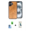 MARSİLYAN™- iPhone 16 Plus Kılıf Kıvılcım Işık Serisi - Şeffaf Pasifik Cam Ekran Koruyucu + Raze Metal Kamera Lens - LT