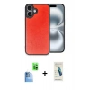 MARSİLYAN™- iPhone 16 Plus Kılıf Kıvılcım Işık Serisi - Şeffaf Pasifik Cam Ekran Koruyucu + Raze Metal Kamera Lens - LT