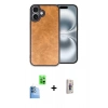 MARSİLYAN™- iPhone 16 Plus Kılıf Kıvılcım Işık Serisi - Siyah Bilvis 3D Cam Ekran Koruyucu + Raze Metal Kamera Lens - LT