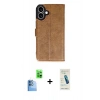 MARSİLYAN™- iPhone 16 Plus Kılıf Siluet Işık Serisi - Şeffaf Pasifik Cam Ekran Koruyucu + Raze Metal Kamera Lens - LT