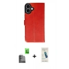 MARSİLYAN™- iPhone 16 Plus Kılıf Siluet Işık Serisi - Şeffaf Pasifik Cam Ekran Koruyucu + Raze Metal Kamera Lens - SH