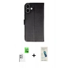 MARSİLYAN™- iPhone 16 Plus Kılıf Siluet Işık Serisi - Şeffaf Pasifik Cam Ekran Koruyucu + Raze Metal Kamera Lens - BZ