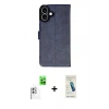 MARSİLYAN™- iPhone 16 Plus Kılıf Siluet Işık Serisi - Şeffaf Pasifik Cam Ekran Koruyucu + Raze Metal Kamera Lens - BZ