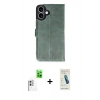 MARSİLYAN™- iPhone 16 Plus Kılıf Siluet Işık Serisi - Şeffaf Pasifik Cam Ekran Koruyucu + Raze Metal Kamera Lens - BZ