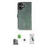 MARSİLYAN™- iPhone 16 Plus Kılıf Siluet Işık Serisi - Şeffaf Pasifik Cam Ekran Koruyucu + Raze Metal Kamera Lens - SH