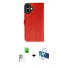 MARSİLYAN™- iPhone 16 Plus Kılıf Siluet Işık Serisi - Siyah 3D Antistatik Seramik Nano Ekran Koruyucu + Raze Metal Kamera Lens - BZ