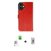 MARSİLYAN™- iPhone 16 Plus Kılıf Siluet Işık Serisi - Siyah Bilvis 3D Cam Ekran Koruyucu + Raze Metal Kamera Lens - BZ