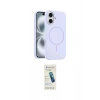 MARSİLYAN™- iPhone 16 Plus Kılıf Yankı Form Serisi - Şeffaf Pasifik Cam Ekran Koruyucu
