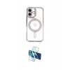 MARSİLYAN™- iPhone 16 Plus Kılıf Zirve Doku Prime - Siyah 3D Antistatik Cam Ekran Koruyucu