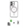 MARSİLYAN™- iPhone 16 Plus Kılıf Zirve Doku Prime - Siyah Bilvis 3D Cam Ekran Koruyucu + Raze Metal Kamera Lens - SH