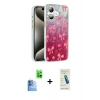 MARSİLYAN™- iPhone 16 Plus Kılıf Zirve Modern Prime - Şeffaf Pasifik Cam Ekran Koruyucu + Lacivert Raze Metal Kamera Lens