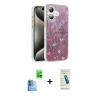 MARSİLYAN™- iPhone 16 Plus Kılıf Zirve Modern Prime - Şeffaf Pasifik Cam Ekran Koruyucu + Lacivert Raze Metal Kamera Lens