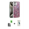 MARSİLYAN™- iPhone 16 Plus Kılıf Zirve Modern Prime - Şeffaf Pasifik Cam Ekran Koruyucu + Raze Metal Kamera Lens - SH