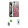MARSİLYAN™- iPhone 16 Plus Kılıf Zirve Modern Prime - Şeffaf Pasifik Cam Ekran Koruyucu + Raze Metal Kamera Lens - SH