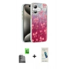 MARSİLYAN™- iPhone 16 Plus Kılıf Zirve Modern Prime - Şeffaf Pasifik Cam Ekran Koruyucu + Raze Metal Kamera Lens - SH