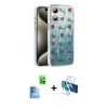 MARSİLYAN™- iPhone 16 Plus Kılıf Zirve Modern Prime - Siyah 3D Antistatik Seramik Nano Ekran Koruyucu + Raze Metal Kamera Lens - LT