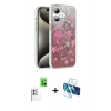 MARSİLYAN™- iPhone 16 Plus Kılıf Zirve Modern Prime - Siyah 3D Antistatik Seramik Nano Ekran Koruyucu + Raze Metal Kamera Lens - BZ