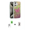 MARSİLYAN™- iPhone 16 Plus Kılıf Zirve Modern Prime - Siyah Bilvis 3D Cam Ekran Koruyucu + Raze Metal Kamera Lens - BZ