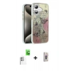 MARSİLYAN™- iPhone 16 Plus Kılıf Zirve Modern Prime - Siyah Bilvis 3D Cam Ekran Koruyucu + Raze Metal Kamera Lens - BZ
