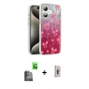 MARSİLYAN™- iPhone 16 Plus Kılıf Zirve Modern Prime - Siyah Bilvis 3D Cam Ekran Koruyucu + Siyah Raze Metal Kamera Lens