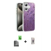 MARSİLYAN™- iPhone 16 Plus Kılıf Zirve Modern Prime - Siyah Bilvis 3D Cam Ekran Koruyucu + Siyah Raze Metal Kamera Lens