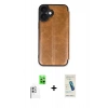 MARSİLYAN™- iPhone 16 Plus Kılıf Zirve Yansıma Serisi - Şeffaf Pasifik Cam Ekran Koruyucu + Raze Metal Kamera Lens - BZ