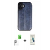 MARSİLYAN™- iPhone 16 Plus Kılıf Zirve Yansıma Serisi - Şeffaf Pasifik Cam Ekran Koruyucu + Raze Metal Kamera Lens - BZ