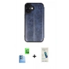 MARSİLYAN™- iPhone 16 Plus Kılıf Zirve Yansıma Serisi - Şeffaf Pasifik Cam Ekran Koruyucu + Raze Metal Kamera Lens - LT