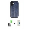 MARSİLYAN™- iPhone 16 Plus Kılıf Zirve Yansıma Serisi - Şeffaf Pasifik Cam Ekran Koruyucu + Raze Metal Kamera Lens - SH