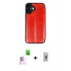 MARSİLYAN™- iPhone 16 Plus Kılıf Zirve Yansıma Serisi - Siyah Bilvis 3D Cam Ekran Koruyucu + Raze Metal Kamera Lens - PE
