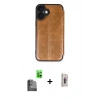 MARSİLYAN™- iPhone 16 Plus Kılıf Zirve Yansıma Serisi - Siyah Bilvis 3D Cam Ekran Koruyucu + Raze Metal Kamera Lens - SH
