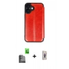 MARSİLYAN™- iPhone 16 Plus Kılıf Zirve Yansıma Serisi - Siyah Bilvis 3D Cam Ekran Koruyucu + Raze Metal Kamera Lens - SH