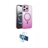 MARSİLYAN™- iPhone 16 Pro Kılıf Ahenk Doku Özel Seri - Siyah 3D Antistatik Cam Ekran Koruyucu
