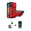 MARSİLYAN™- iPhone 16 Pro Kılıf Ahenk Klasik - Siyah 360 Mat Full Body Arka Koruyucu + Raze Metal Kamera Lens - SH