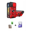 MARSİLYAN™- iPhone 16 Pro Kılıf Ahenk Klasik - Siyah Bilvis 5in1 5D Magic Hayalet Cam Ekran Koruyucu + Raze Metal Kamera Lens - CLTM