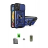 MARSİLYAN™- iPhone 16 Pro Kılıf Ahenk Klasik - Siyah Joko Magic 5D Hayalet Cam + Raze Metal Kamera Lens - SH