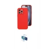 MARSİLYAN™- iPhone 16 Pro Kılıf Ahenk Serisi - Siyah 3D Antistatik Seramik Nano Ekran Koruyucu