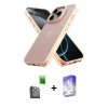 MARSİLYAN™- iPhone 16 Pro Kılıf Atlas Form - Siyah Bilvis 5in1 3D Magic Cam Ekran Koruyucu + Siyah Raze Metal Kamera Lens