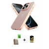 MARSİLYAN™- iPhone 16 Pro Kılıf Atlas Form - Siyah Buffer Cam Ekran Koruyucu + Raze Metal Kamera Lens - CLTM