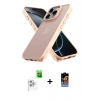 MARSİLYAN™- iPhone 16 Pro Kılıf Atlas Form - Siyah Buffer Hayalet Cam Ekran Koruyucu + Raze Metal Kamera Lens - BZ