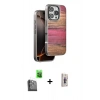 MARSİLYAN™- iPhone 16 Pro Kılıf Atlas Minimal Özel Seri - Siyah Bilvis 3D Cam Ekran Koruyucu + Raze Metal Kamera Lens - SH