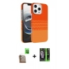 MARSİLYAN™- iPhone 16 Pro Kılıf Doruk Serisi - Şeffaf 360 Full Body Arka Koruyucu + Raze Metal Kamera Lens - CLTM